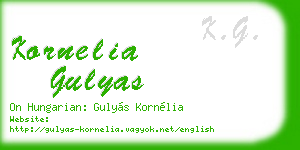 kornelia gulyas business card